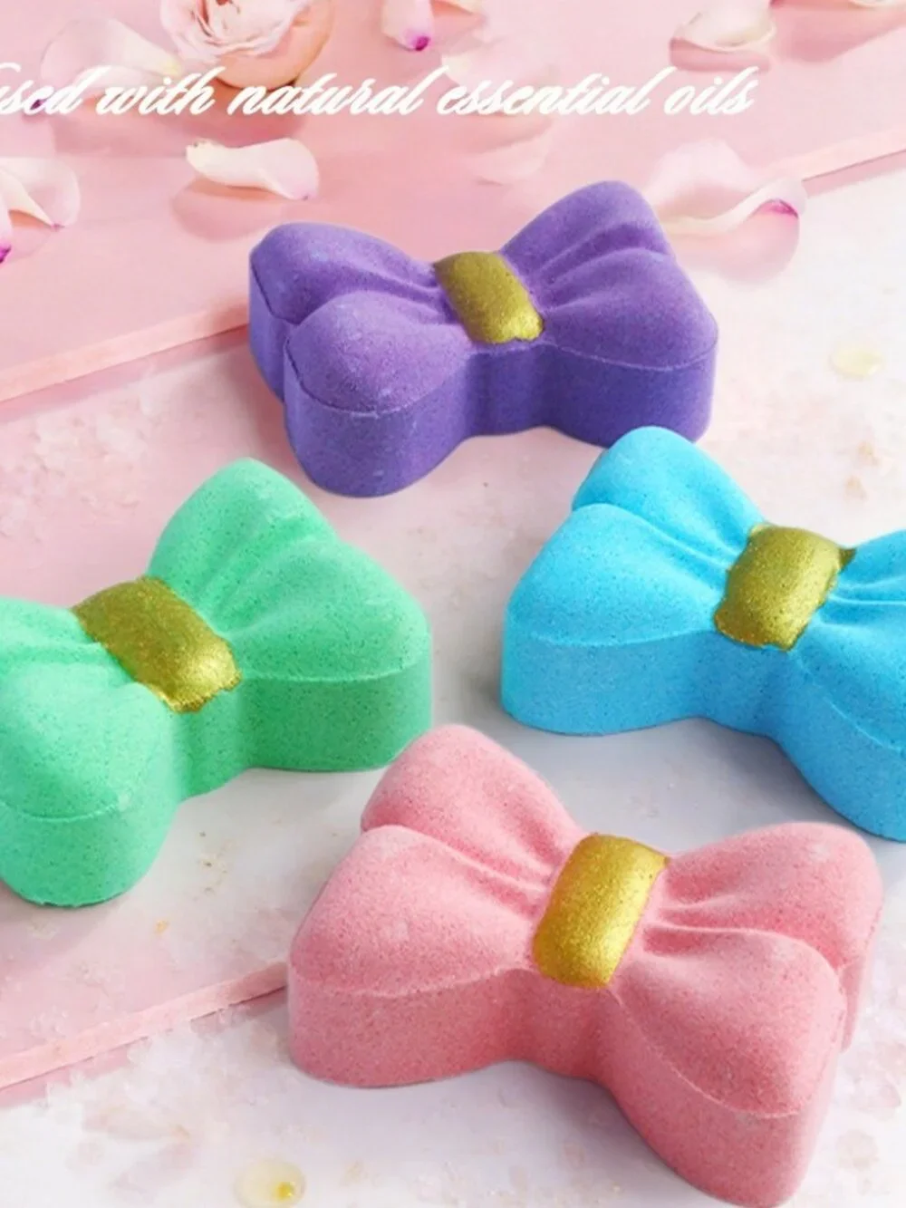 KAV Coquette Delights Bow Bath Bombs - set of 4pcs